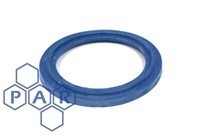 Tri-Clamp Seal - Flanged Blue EPDM