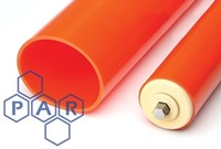 1.5mm Orange PU Roller Sleeves