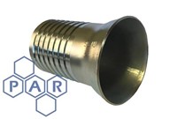 Flared End x Serrated Hose Tails - St/St