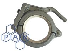 3" flared end single lever clamp