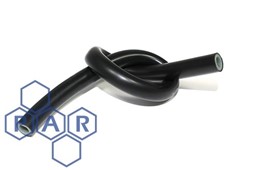 4.8idx8od black latex rubber tubing