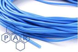 6.35Ø 60° blue silicone rubber cord