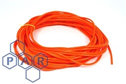 5Ø 60° orange silicone rubber cord