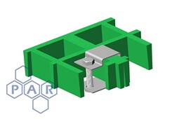 G-clamp t/s 25mm std grating cw fixings