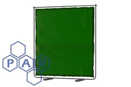 1828hx1828w grn weld screen c/w curtain